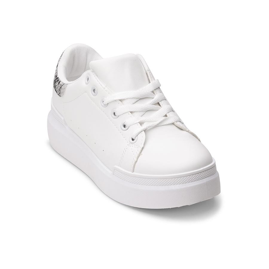 Sneakers dama din piele ecologica gri tasha marimea 38