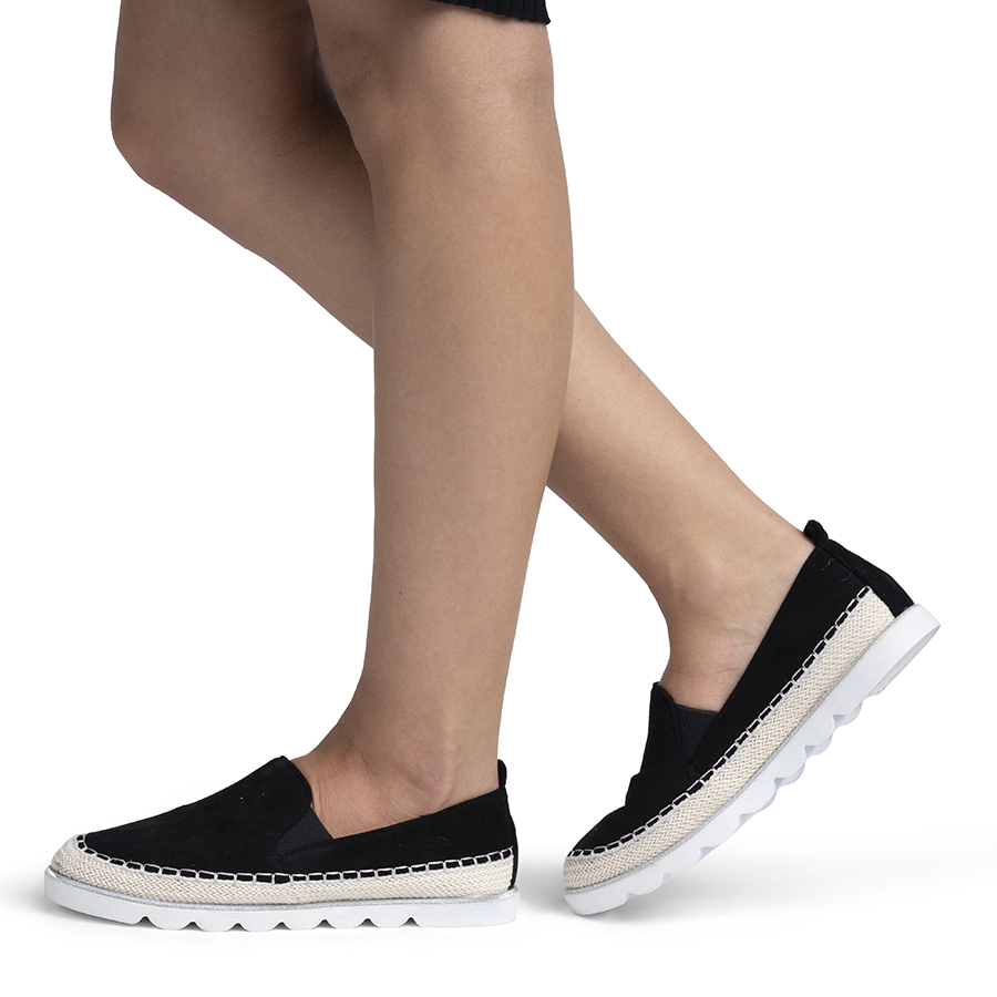 Espadrile dama Negre Grace