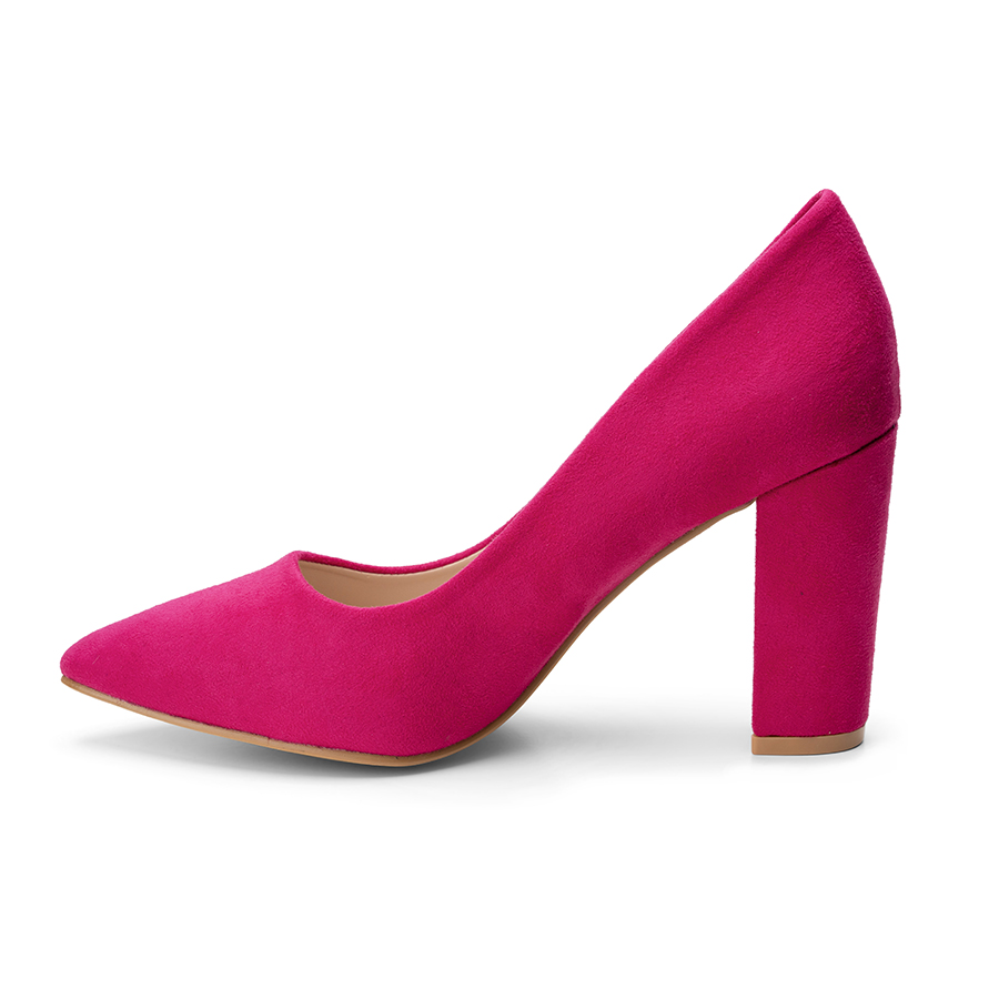 Pantofi cu toc Fucsia Alissa