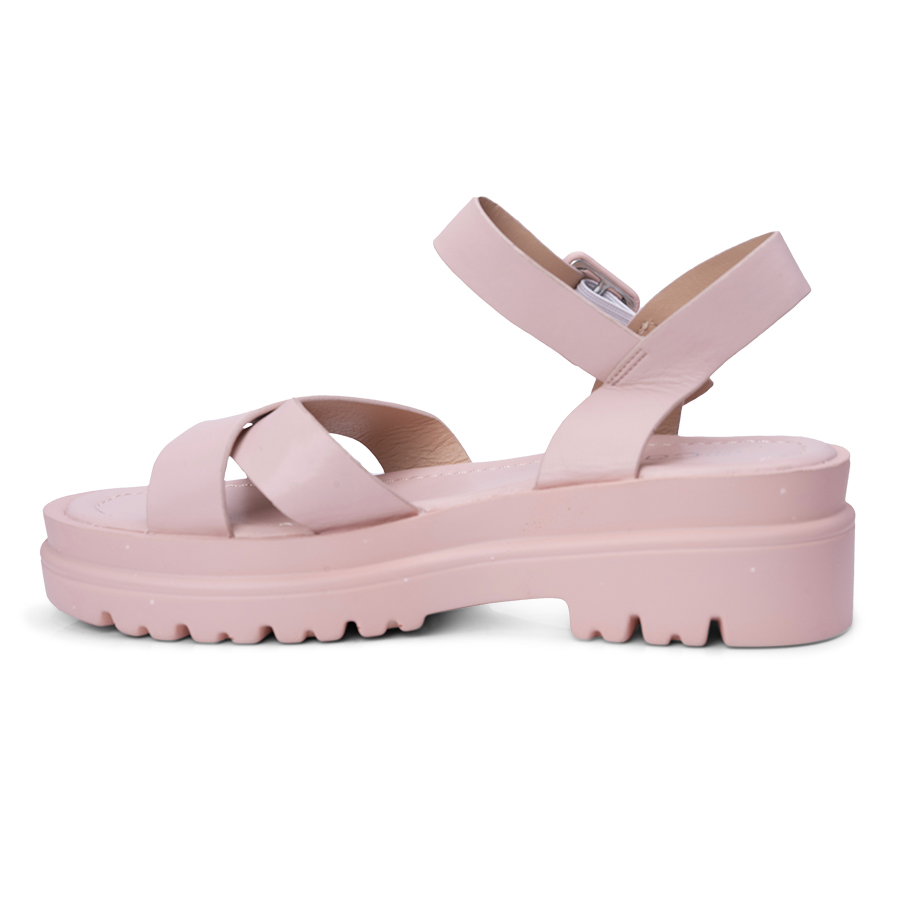 Sandale cu talpa joasa roz amy marimea 37