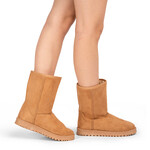 Cizme dama imblanite Camel Alice