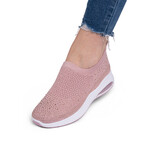 Sneakersi din material textil Roz Avena