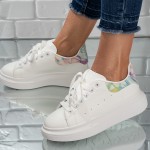 Tenisi dama albi Multicolori MQueen
