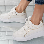 Sneakersi dama din piele ecologica Aurii Aurica