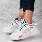 Sneakersi din piele ecologica Fucsia Layla