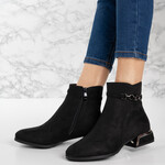 Botine piele intoarsa Simra