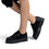 Pantofi dama casual din piele ecologica intoarsa Roz Juana