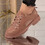 Pantofi dama casual din piele ecologica Roz Irene