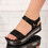 Sandale dama din piele ecologica cu scai Roz Aliona