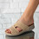 Papuci dama din piele ecologica perforata Roz Tatiana