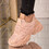 Adidasi dama din material textil Roz Narcisa