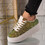 Sneakersi dama din piele ecologica cu paiete Roz Hailey