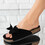 Papuci dama din material textil Negri Sefora