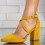 Pantofi dama stiletto din piele ecologica intoarsa Camel Anamaria