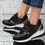 Sneakersi dama din piele ecologica cu scai Albi Alexandra