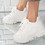 Sneakersi dama inalti din piele ecologica Negri Kris