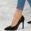 Pantofi dama din piele ecologica PREMIUM Negri Amelija