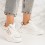 Adidasi dama din piele ecologica Kaki Maeve