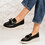 Pantofi dama casual din piele ecologica Roz Ekram