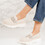 Pantofi dama casual din piele ecologica Rosii Yime