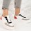 Sneakers dama din piele ecologica Negri Madia