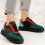 Sneakers dama din piele ecologica Mov Madia