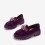 Pantofi dama casual din piele ecologica intoarsa Negrii Zyon