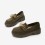 Pantofi dama casual din piele ecologica intoarsa Negrii Zyon