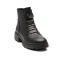 Ghete dama imblanite din piele ecologica Negre Nieve