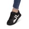 Sneakers dama din piele ecologica Negri Lindy
