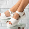 Sandale dama din piele ecologica Verzi Diana