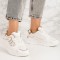 Adidasi dama din piele ecologica Kaki Maeve