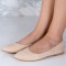 Balerini din piele ecologica Kaki Dora