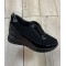 Pantofi dama casual din piele ecologica intoarsa Negrii Damara