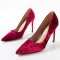 Pantofi dama din catifea Champagne Damira