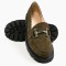 Pantofi dama casual din piele ecologica intoarsa Albastri Tiani