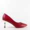 Pantofi dama din piele ecologica Camel Zanora