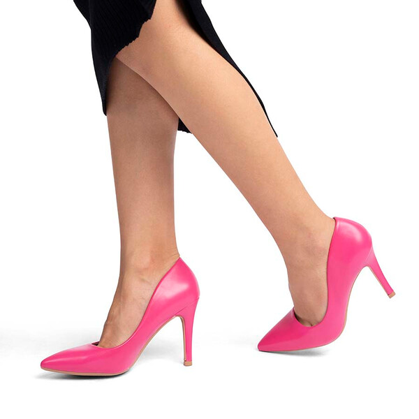 Pantofi Stiletto cu toc Fucsia Aea