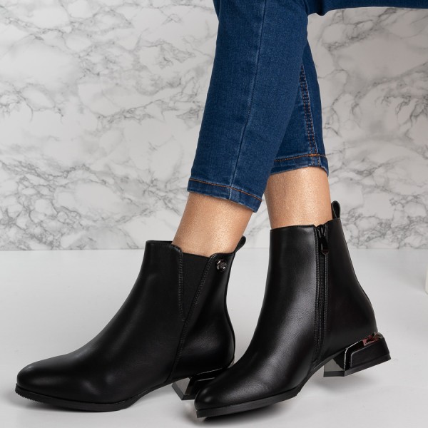 Botine cu fermoar Shan