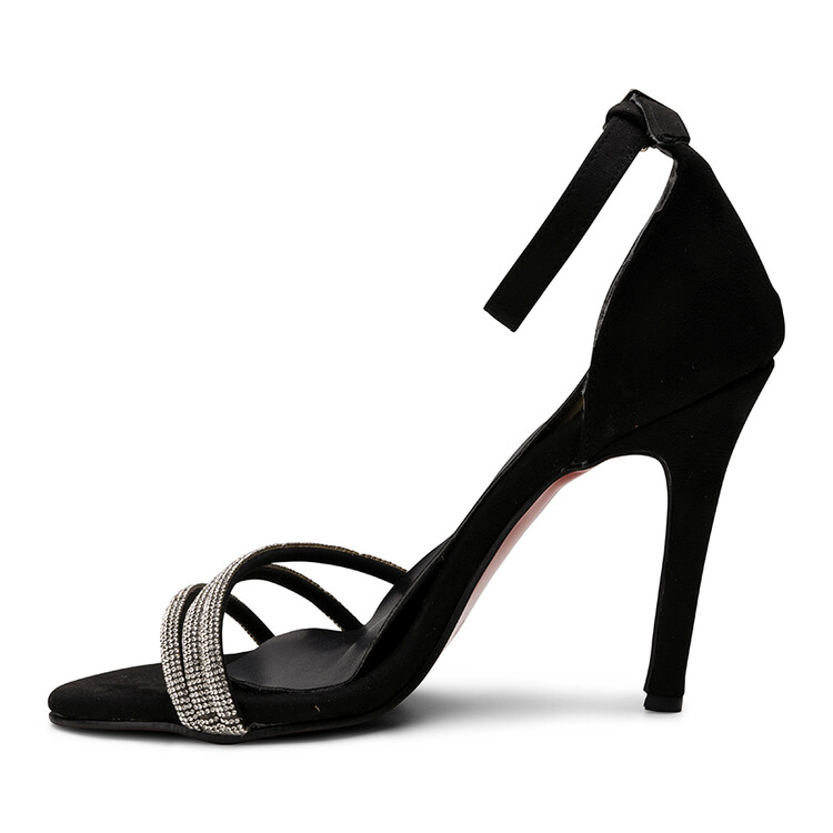 Sandale cu toc elegante Negre Mira