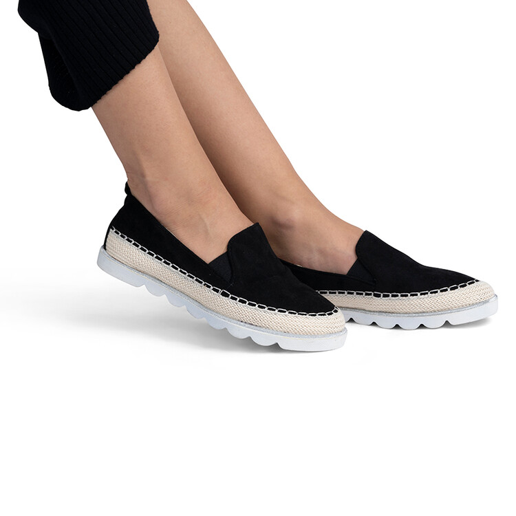 Espadrile dama Negre Grace