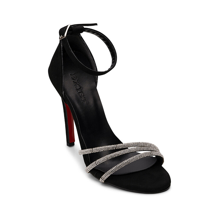 Sandale cu toc elegante Negre Mira