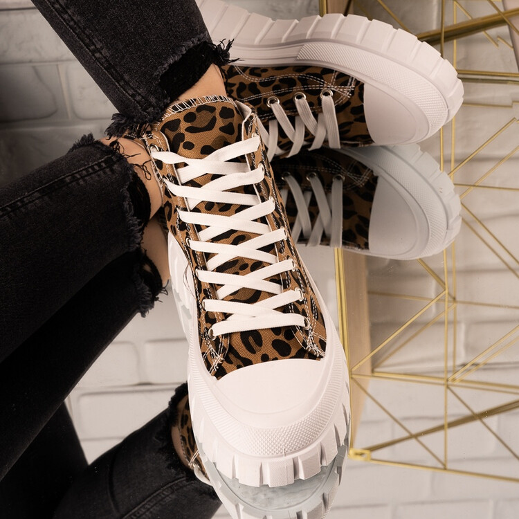 Sneakers dama din material textil Rihanna